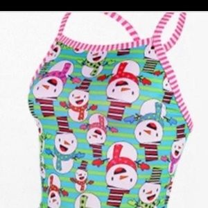 Dolfin Uglies Christmas One Piece Swimsuit - Size 34
